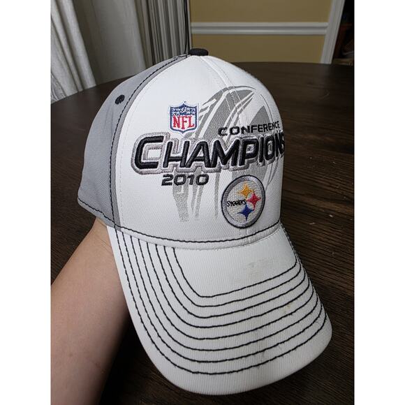Pittsburgh Steelers Hat Cap Snap Back Trophy Collection NFL Football Super Bowl - Picture 5 of 16
